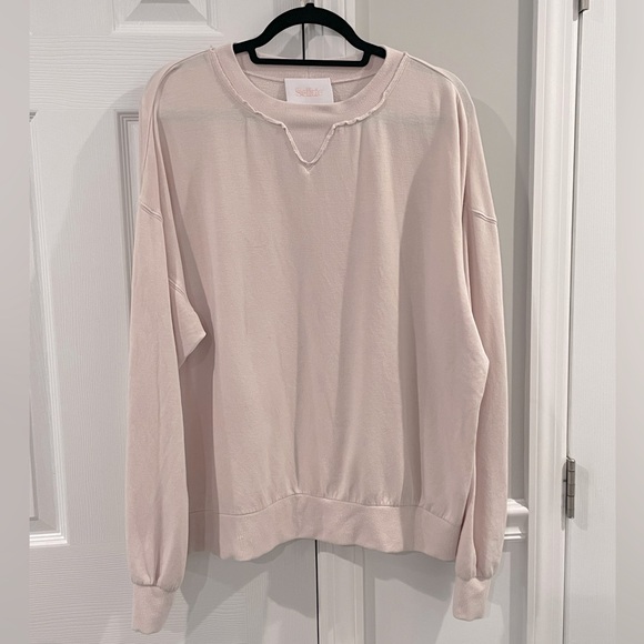 Selkie Pillow Sweater in Creme - Picture 5 of 11